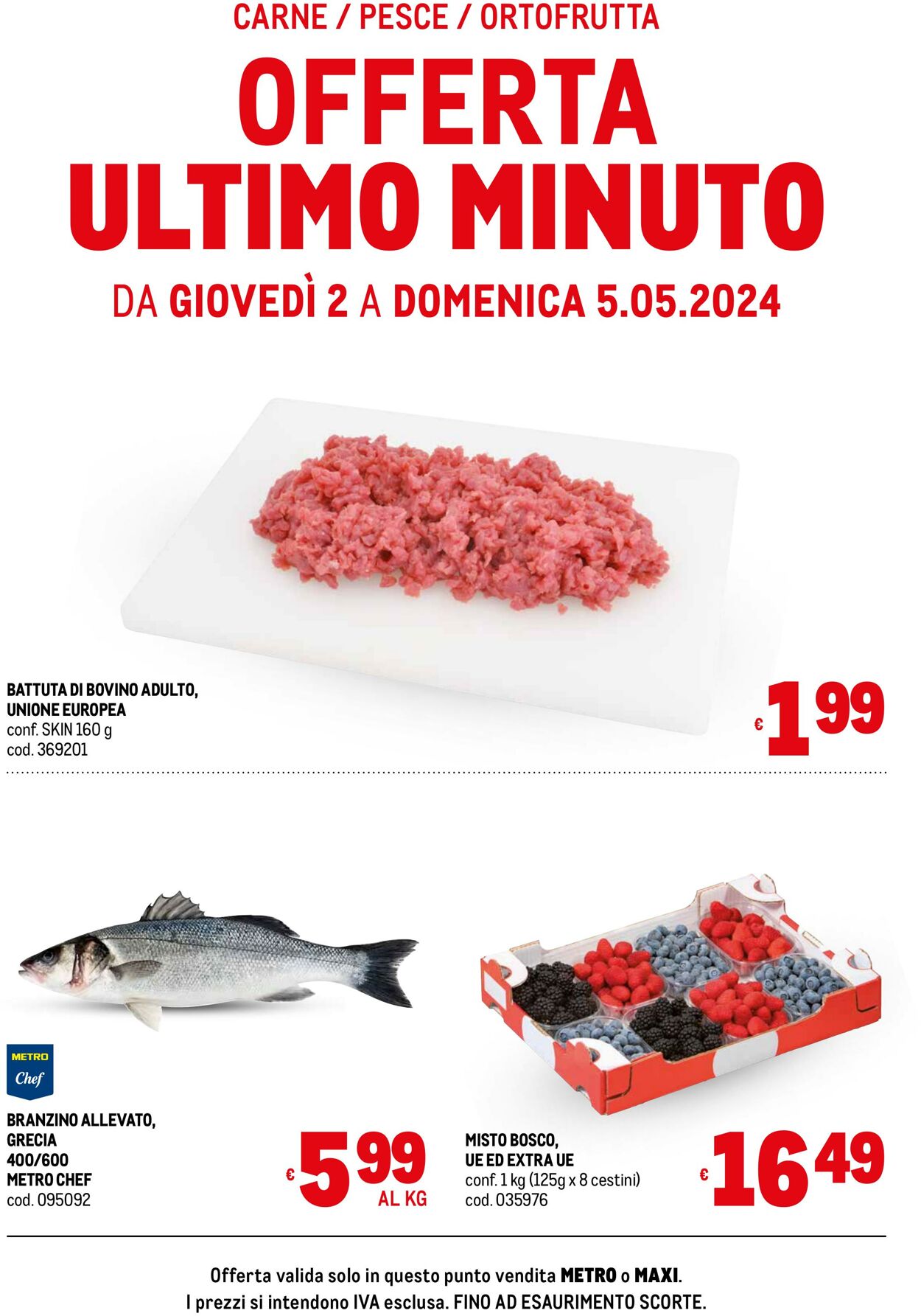 volantino metro