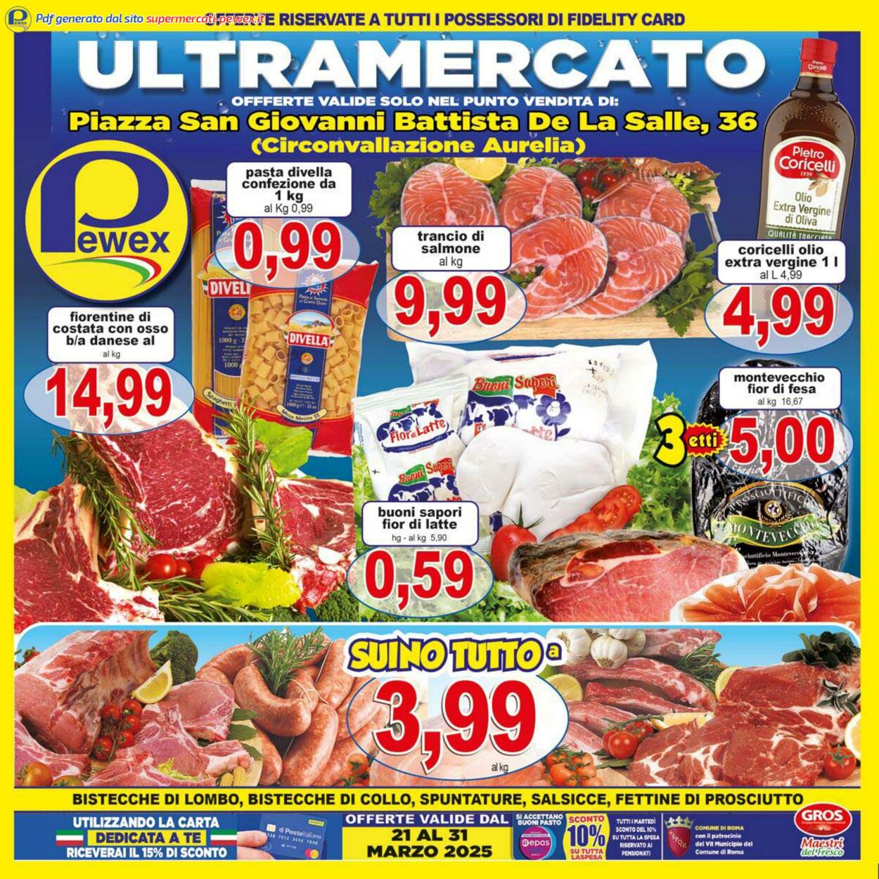 pagina volantino pewex