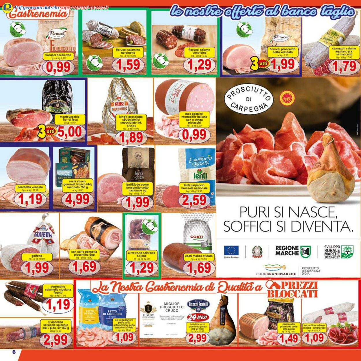 pagina volantino pewex