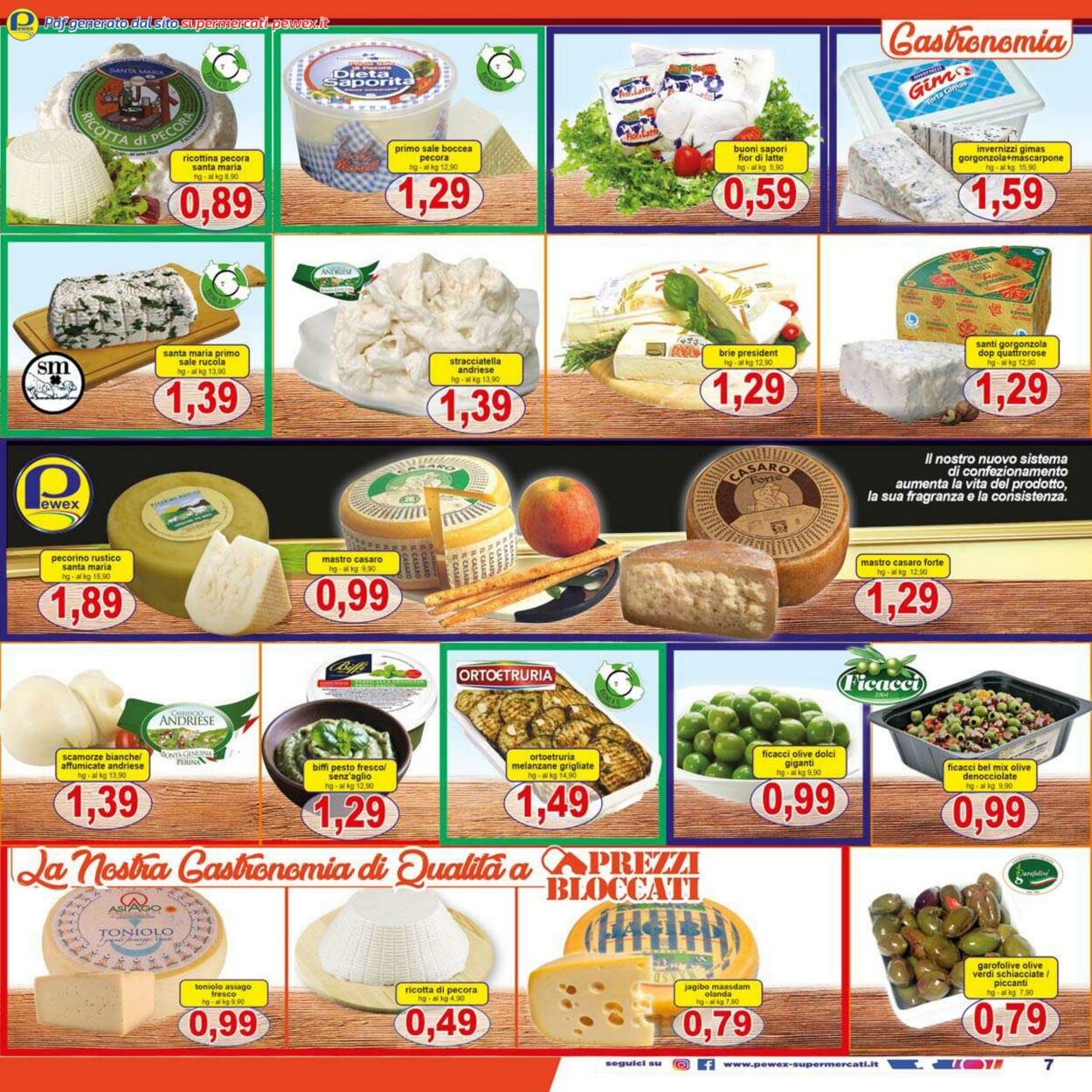 pagina volantino pewex