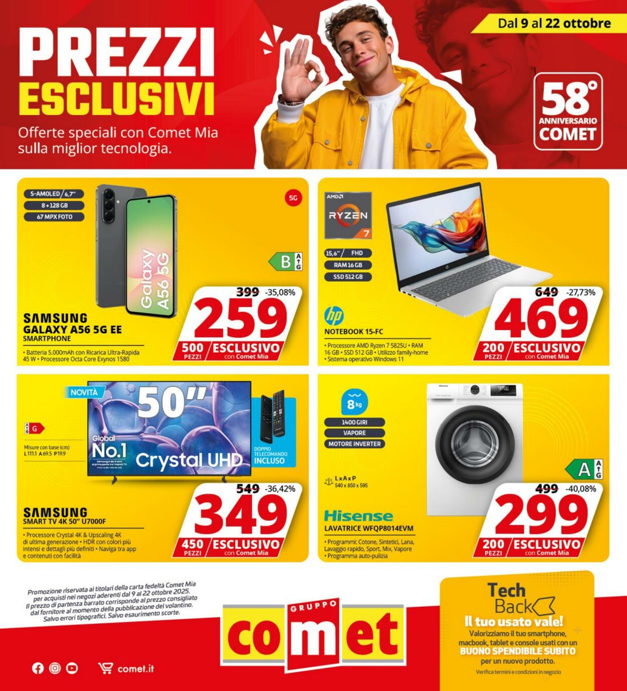 volantino comet
