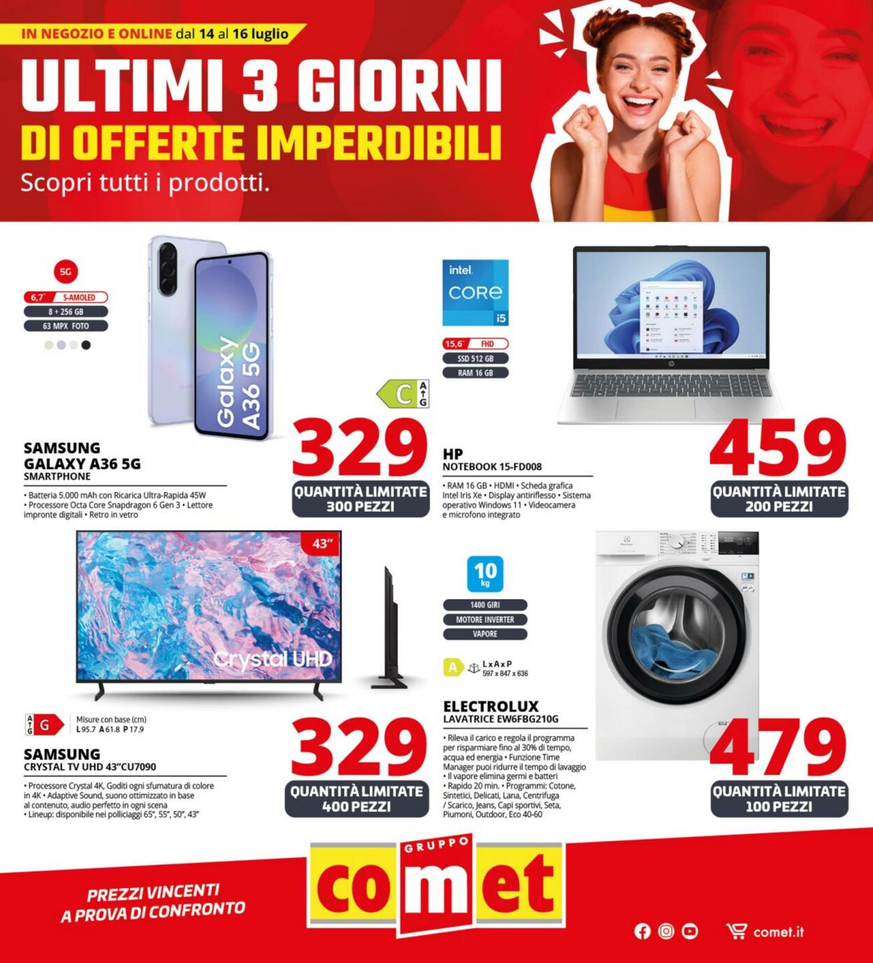 volantino comet