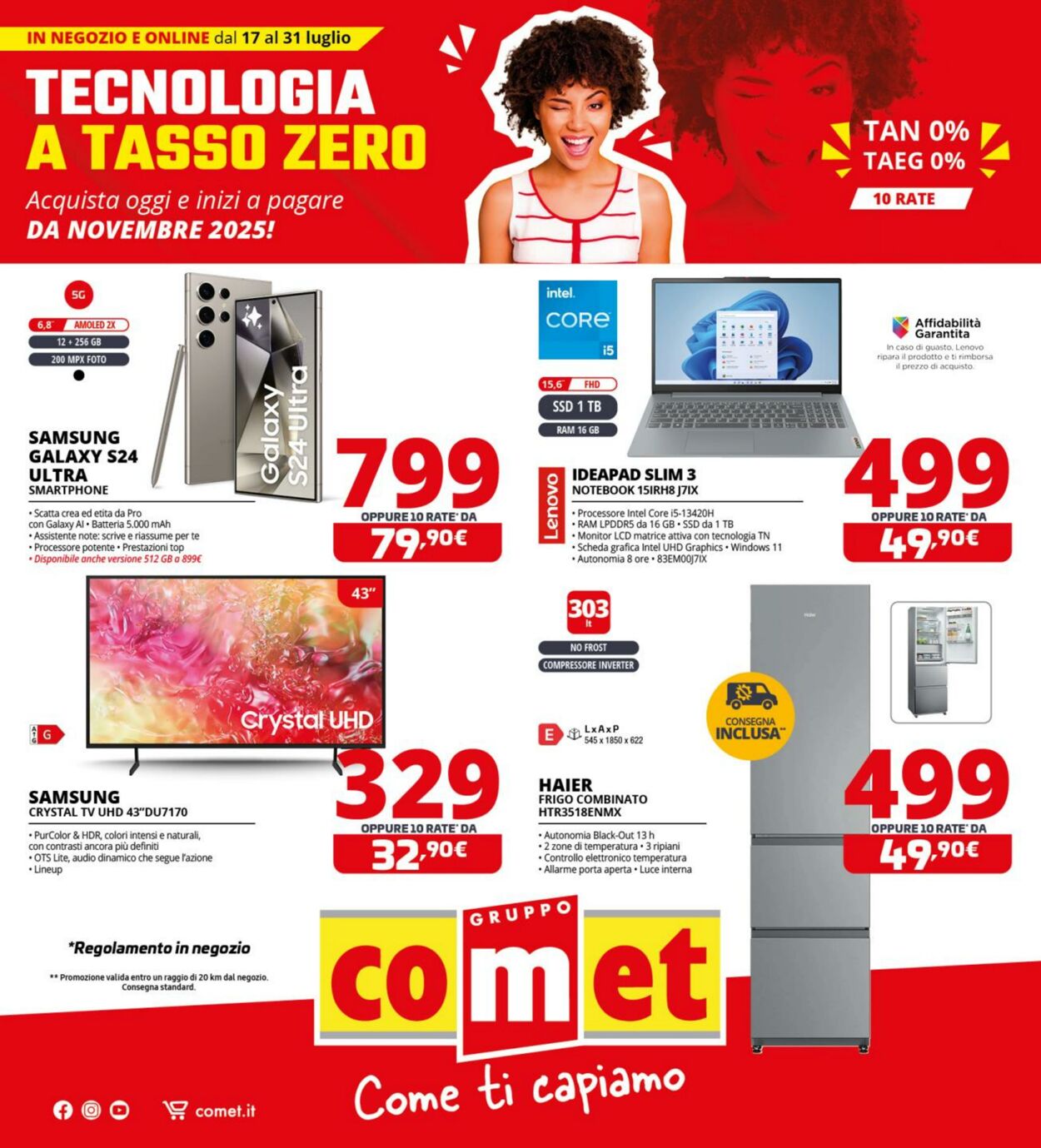 volantino comet